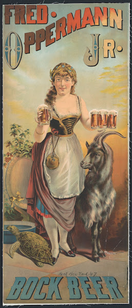 Fred Opperman Jr Bock beer Bock beer card no 7 1885