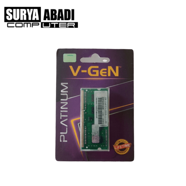 MEMORY V GEN SODIMM DDR 3 2 GB PC 1333 - 10600