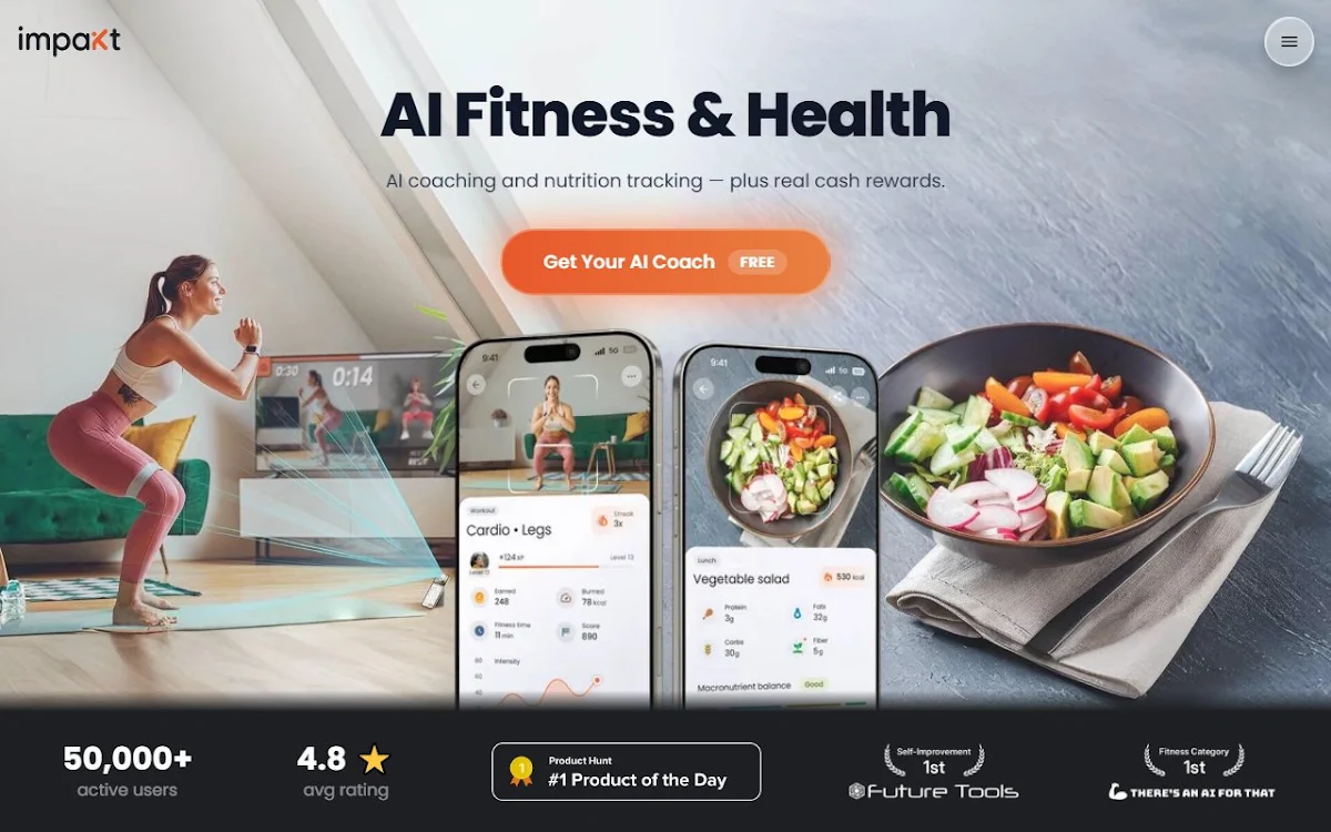 Captura de Impakt: AI Based Social Fitness