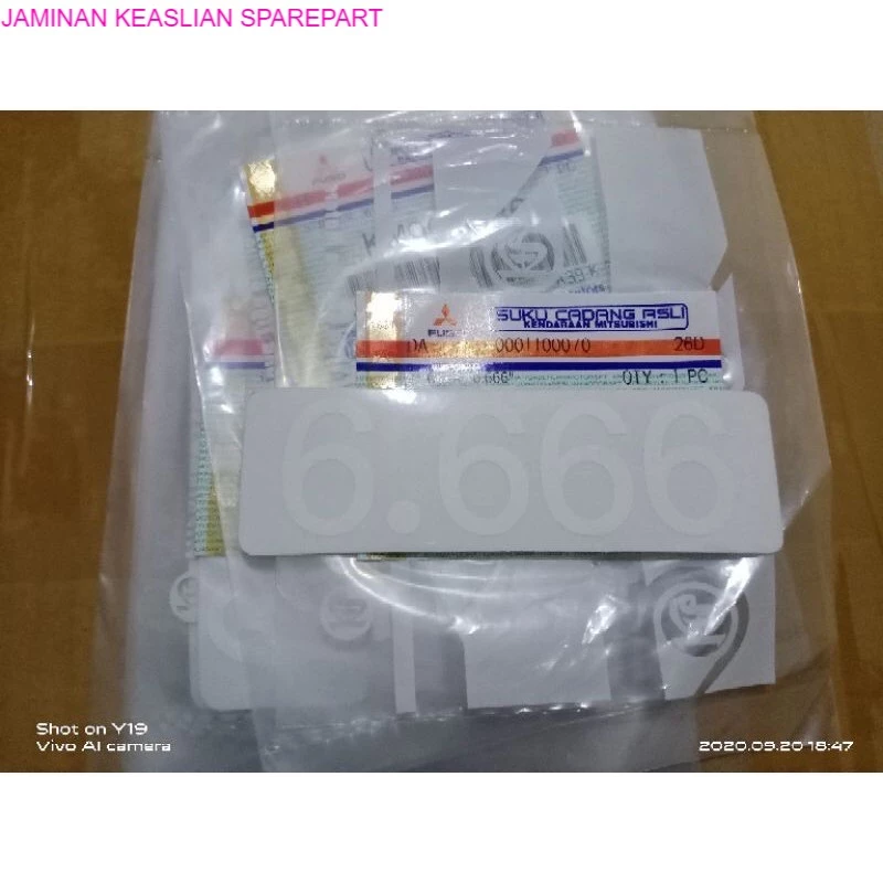 Sticker Gardan 6.666 Canter Turbo PS125 Mitsubishi untuk Kinerja Optimal