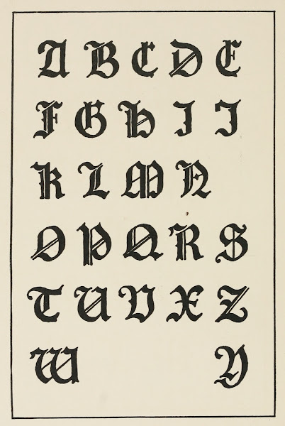 German Gothic Capitals 1902
