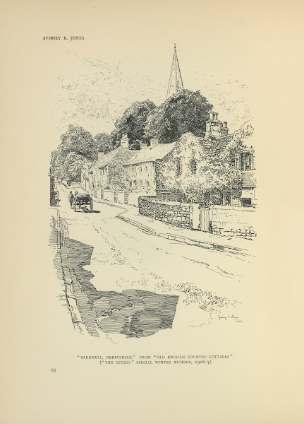 Bakewell Derbyshire  Old English country cottages 1914