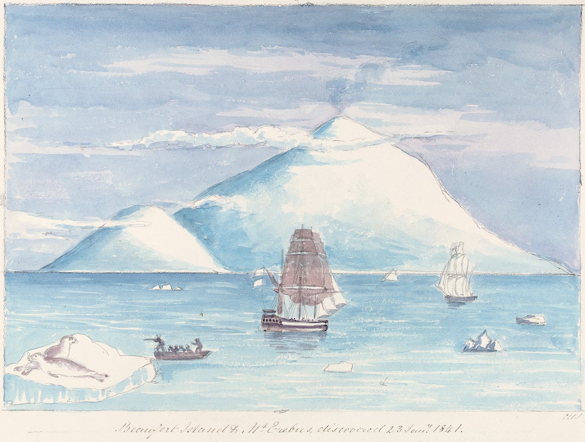 Beaufort Island  Mount Erebus