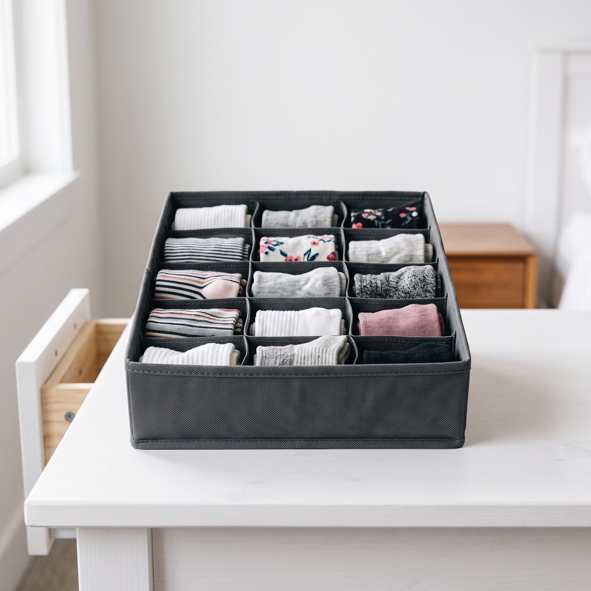 Best Sock Drawer Organizers for Dressers (2026) - BEST COMPACT — PRODUCT SHOT