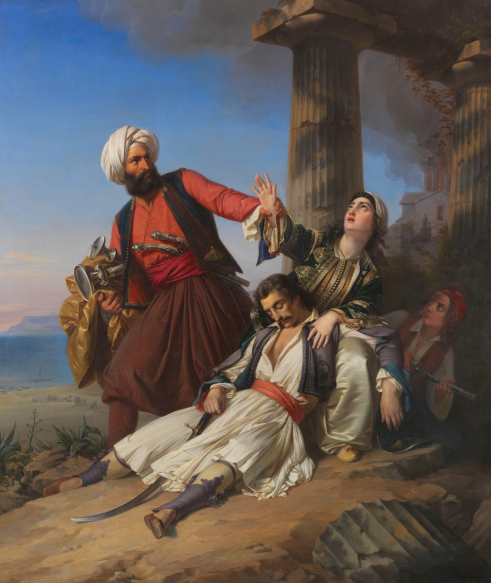 Szene Aus Dem Griechischen Freiheitskampf 1841
