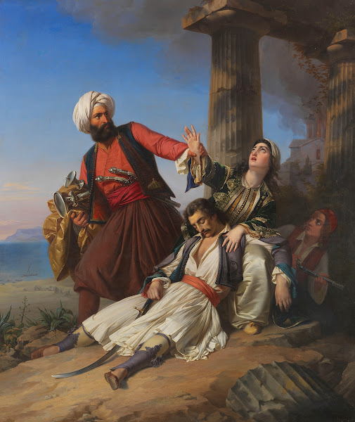 Szene Aus Dem Griechischen Freiheitskampf 1841