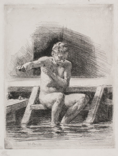 The bathing man 1881