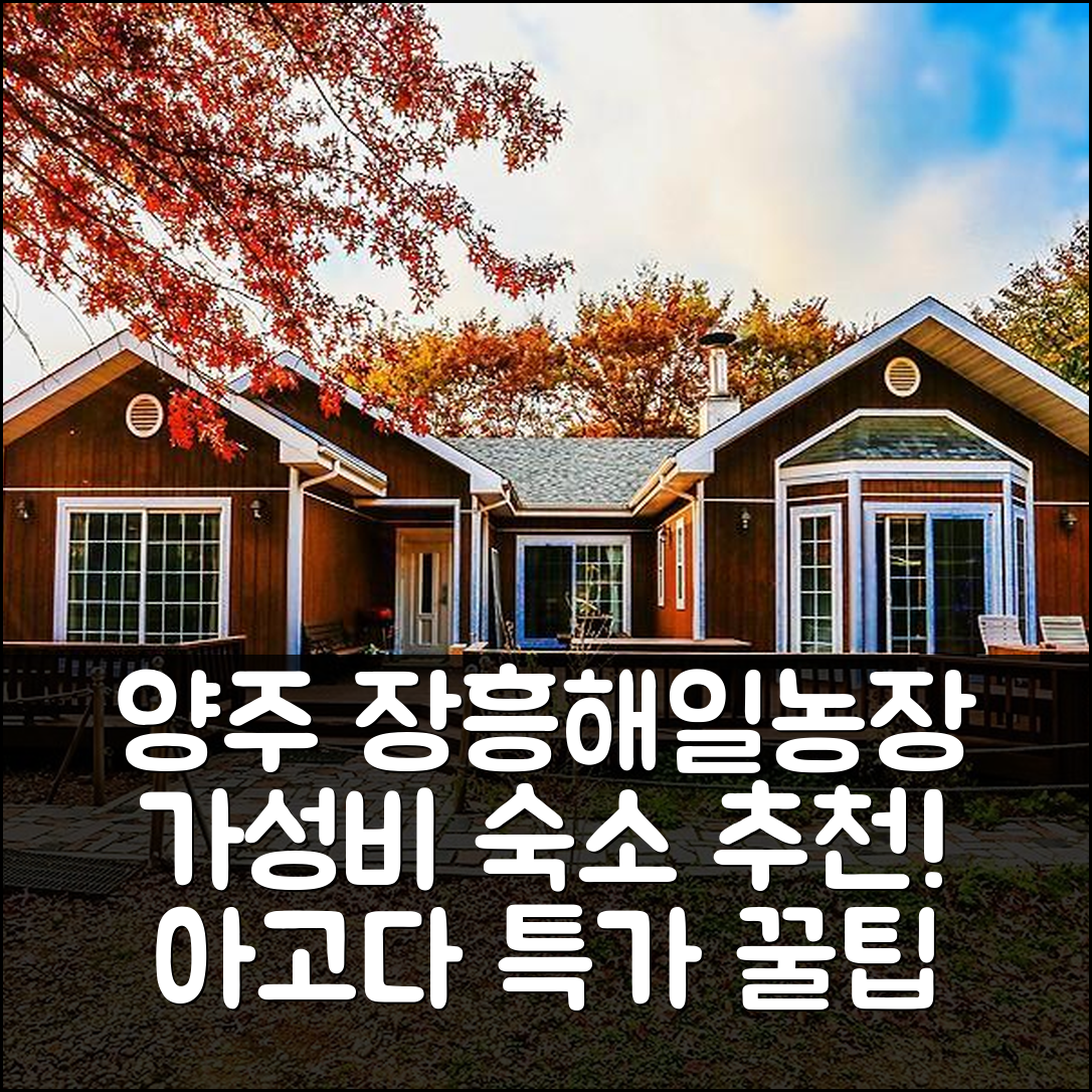 양주 장흥해일농장펜션: 양주시 명소 근처 특가 예약 후기 - 아고다 호텔 추천