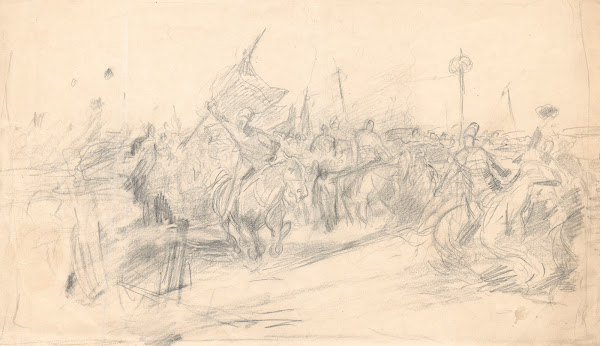 Attack battle scene 1909