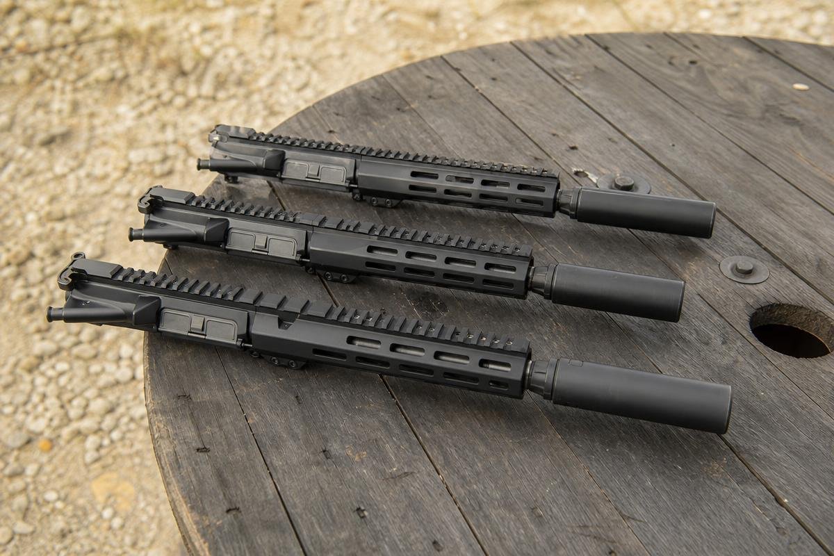 .300 Blackout 8-inch and 10.5-inch barrel options for suppressed and unsuppressed builds