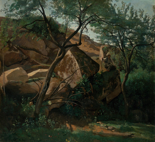 Young Shepherd among the Rocks Forest of Fontainebleau 1842