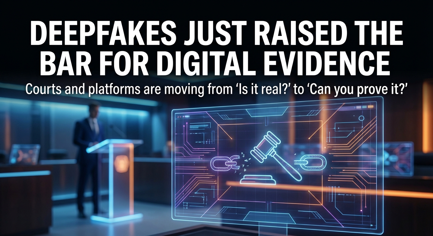 Courts Push for 'Proof of Reality' as Deepfakes Undermine Digital Evidence