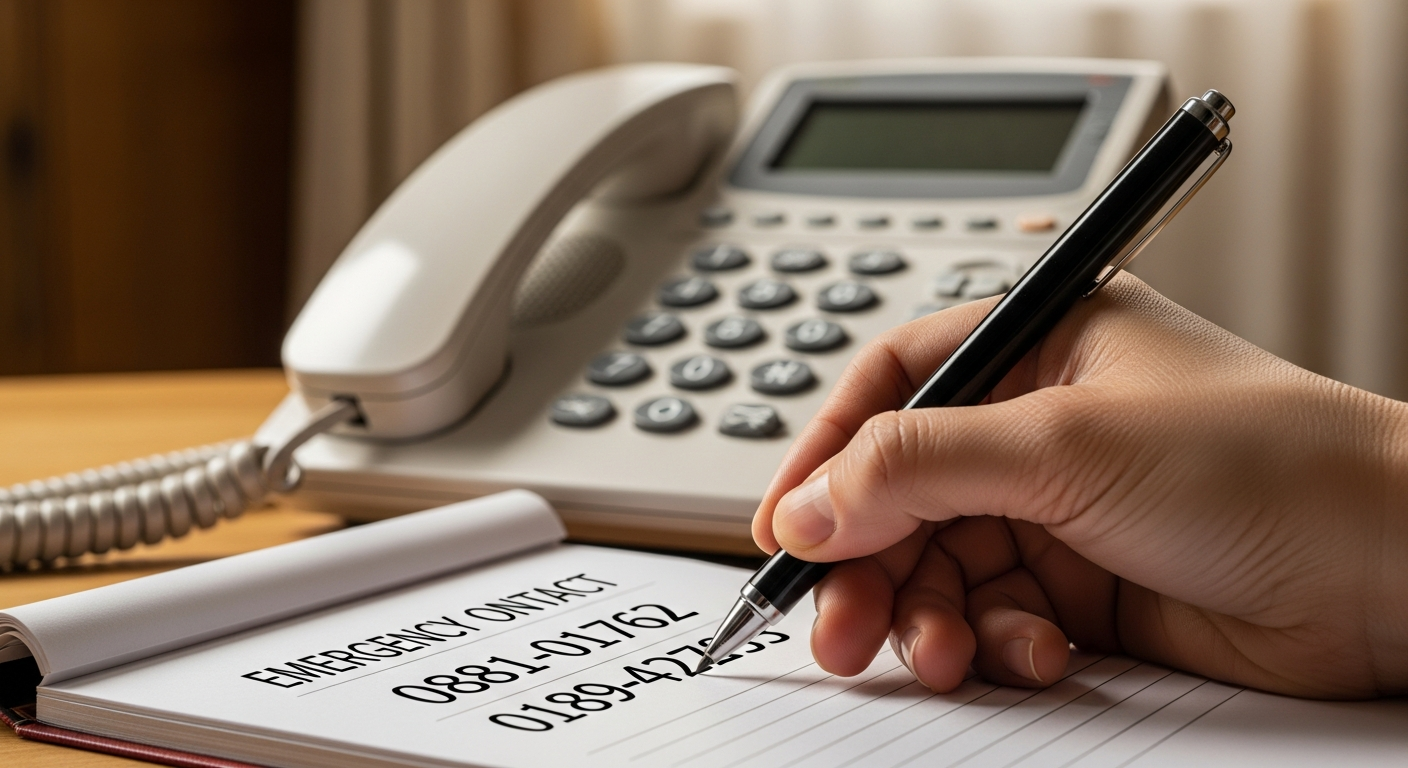 📞 비상시 꼭 필요한 연락망, 제대로 갖춰져 있나요?