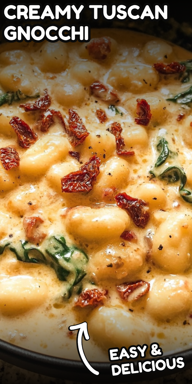Creamy Tuscan Gnocchi