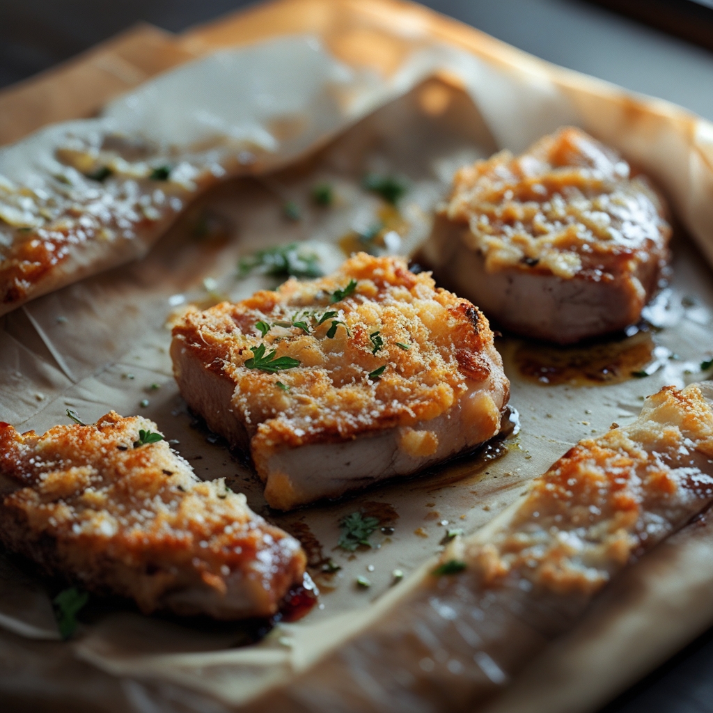 Crispy Parmesan Crusted Pork Chops - Easy & Delicious Weeknight Dinner