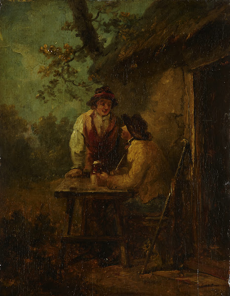 Peasants in front of a Hut ca 1790