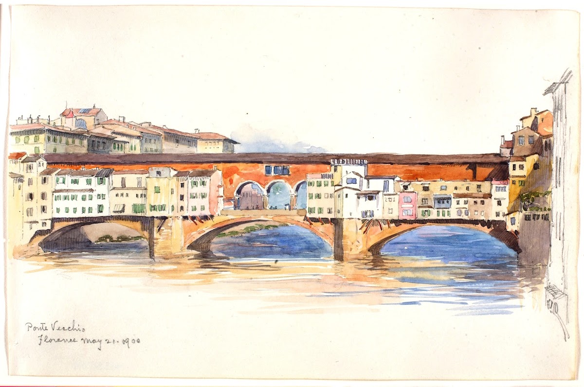 Ponte Vecchio Florence 1900