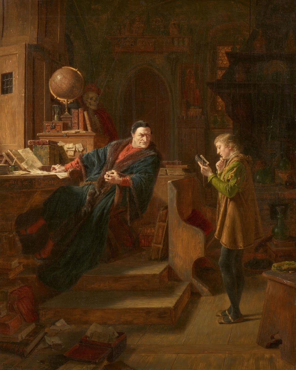 Mephisto Und Ein Student Szene Aus Goethes Faust Teil I 1902