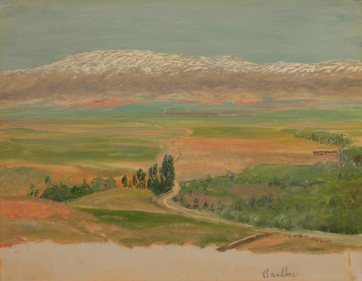Mountains near Baalbec 1868
