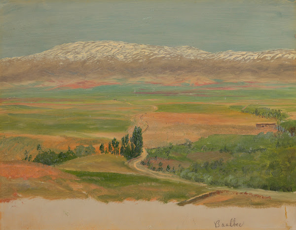Mountains near Baalbec 1868