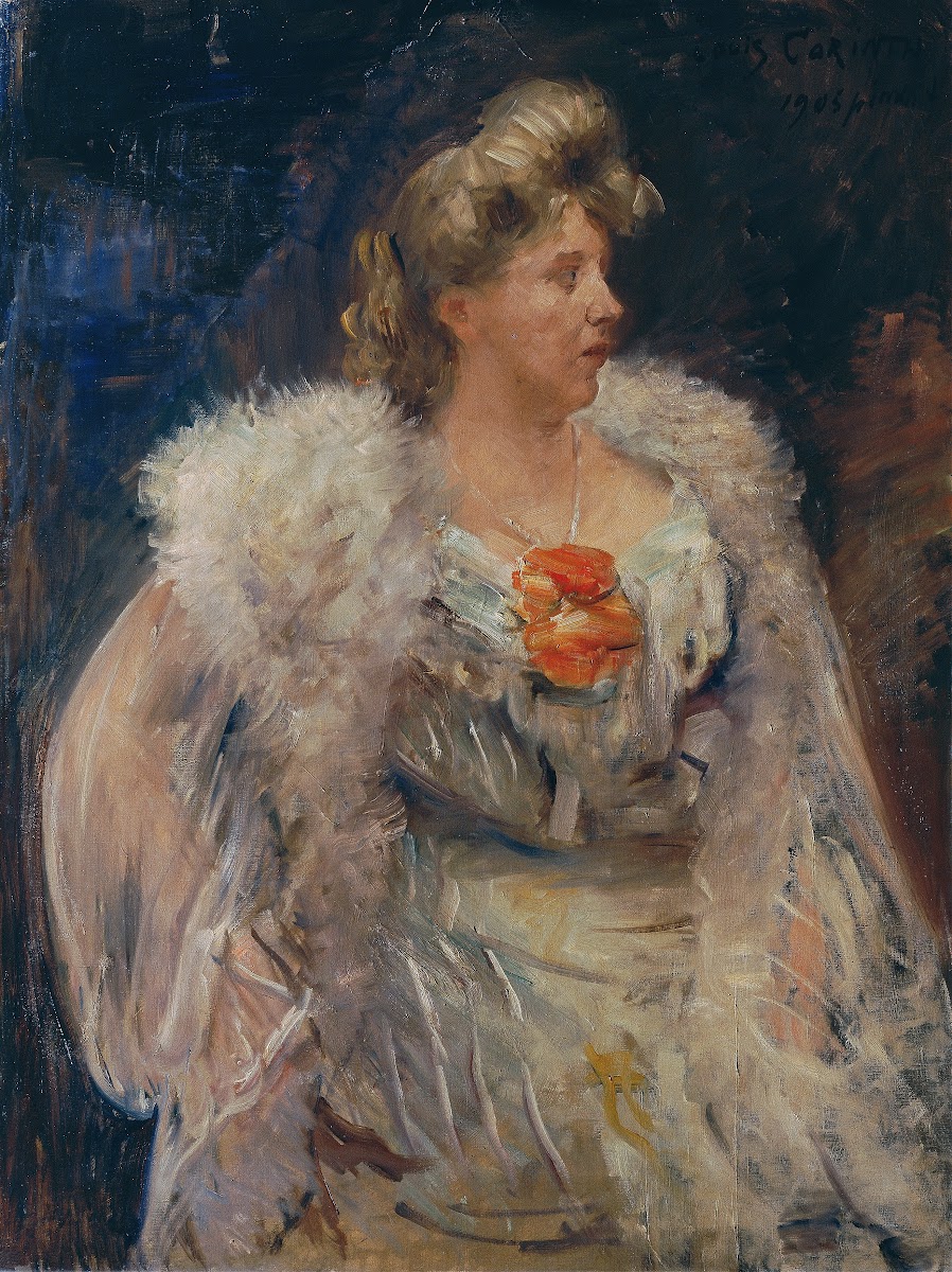 The singer Frieda Halbe 1905