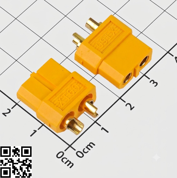 XT60-FM Jack Cắm Cái 30A 500VDC
