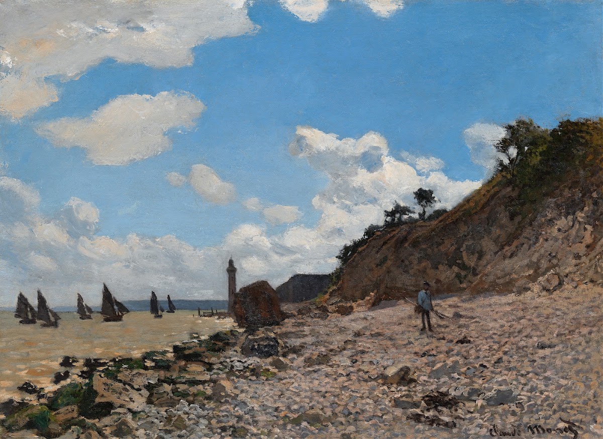 The Beach at Honfleur 1864 1866