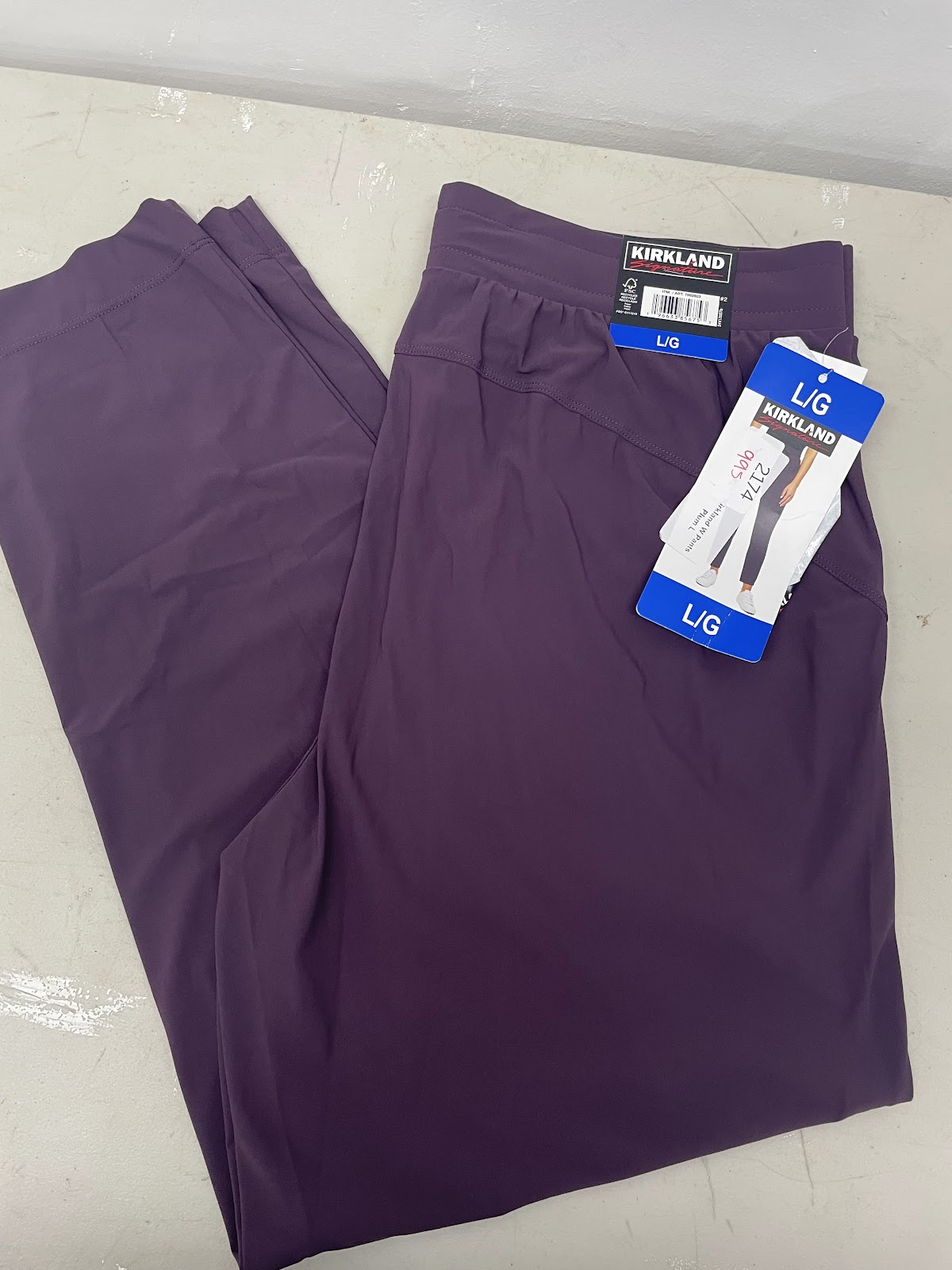 Kirkland W Pants Plum L #2174