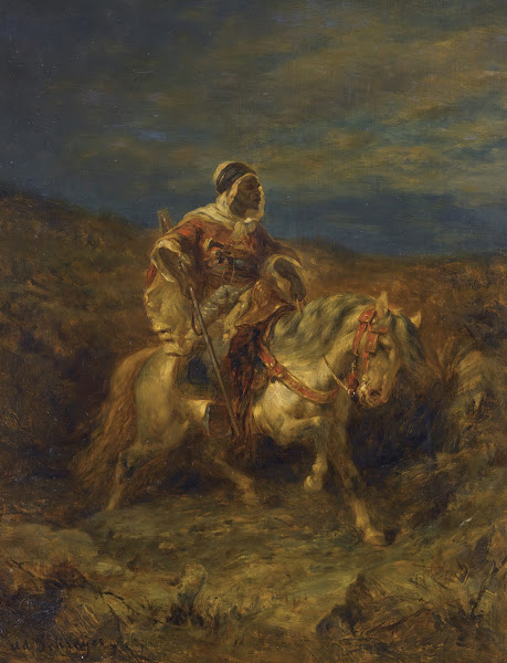 An Arab Scout On Horseback