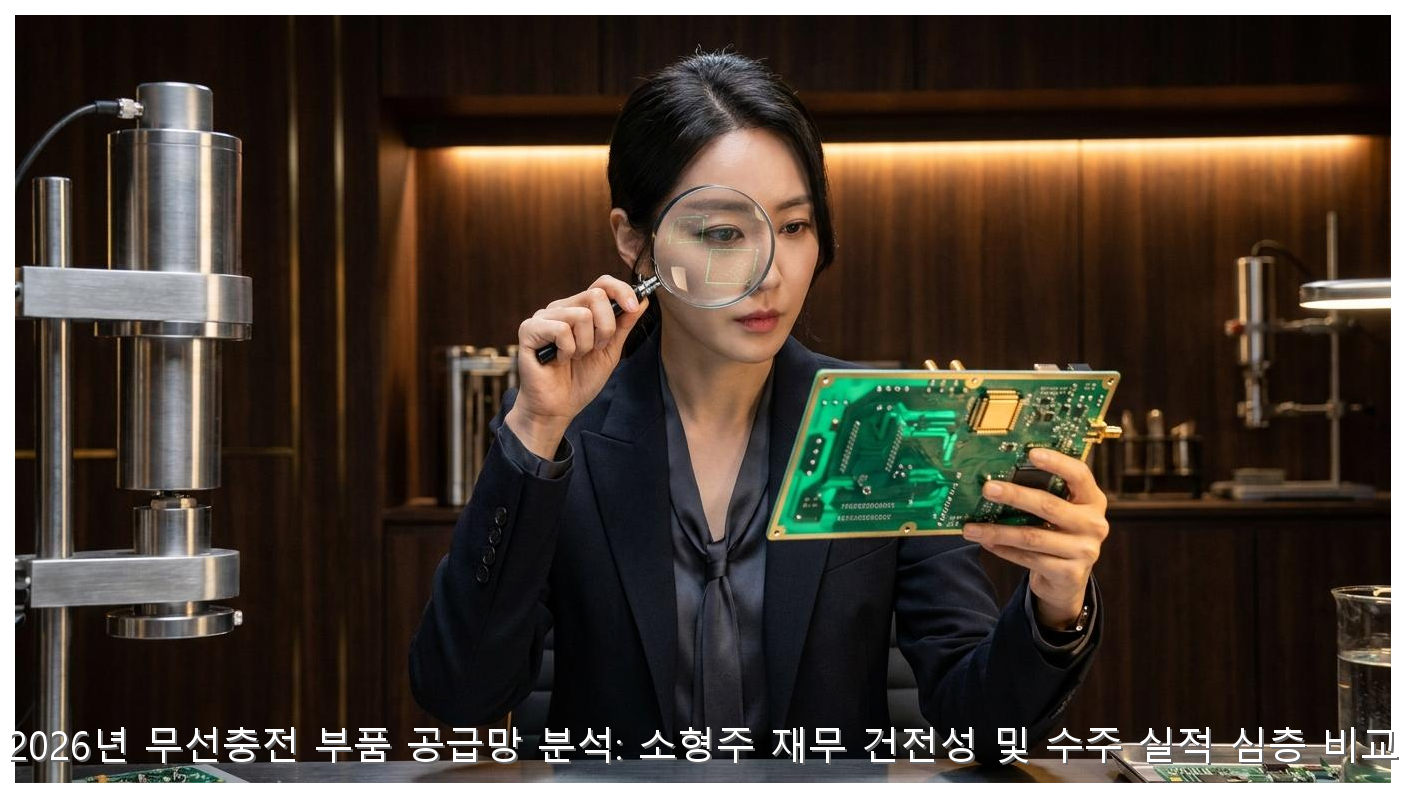 2026년 무선충전 부품 공급망 분석: 소형주 재무 건전성 및 수주 실적 심층 비교 핵심 안내 및 분석 인포그래픽 (3)