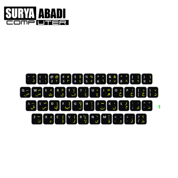 Stiker Keyboard Arabic