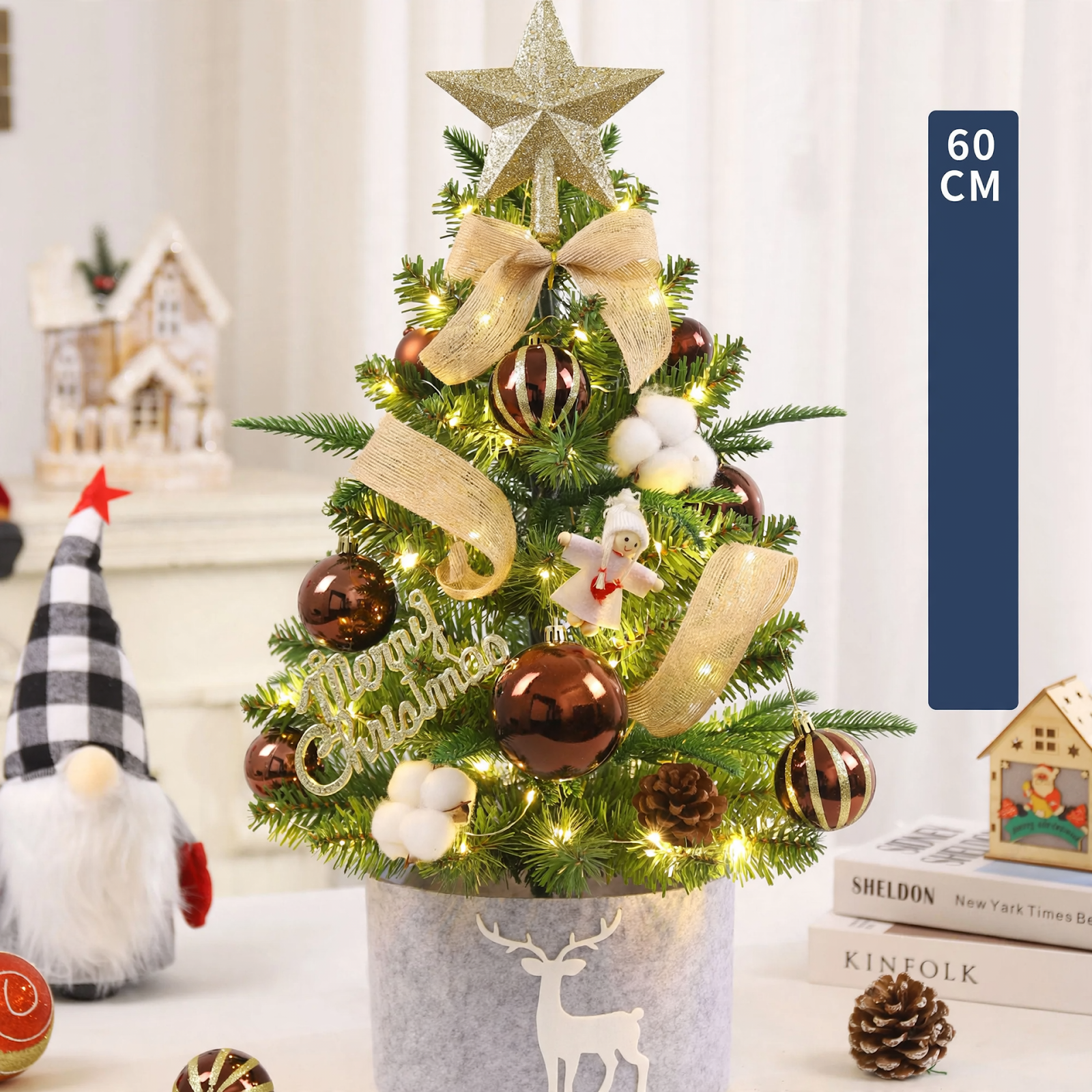 Table Christmas Tree, PE Mix, 45 cm or 60 cm