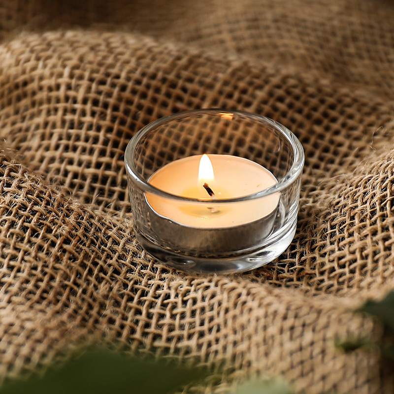 Glass tea light holder, fourfold