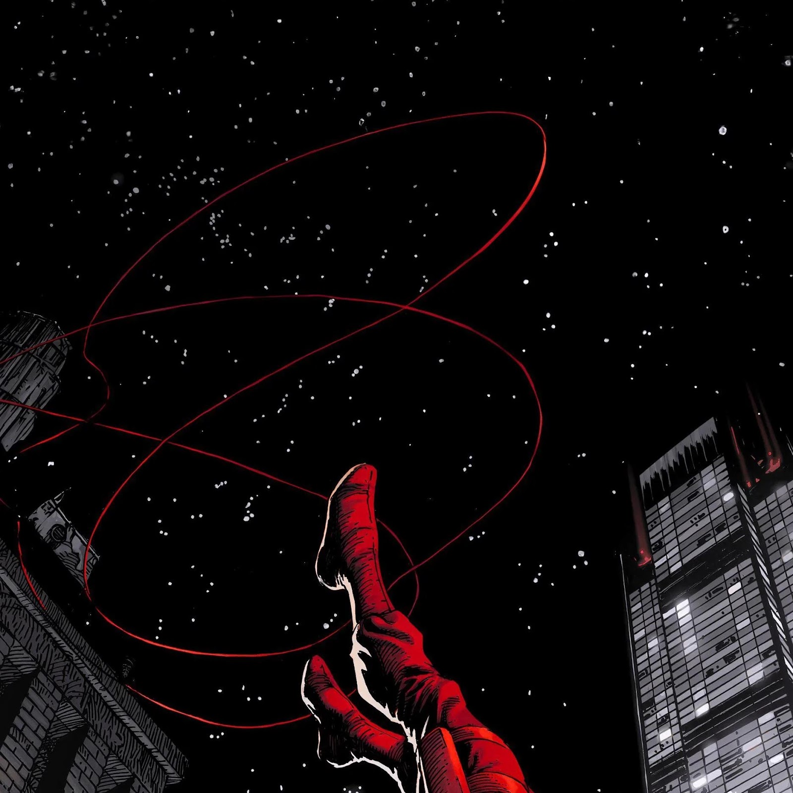 Download Daredevil Falling Through Hell's Kitchen 2K iPhone