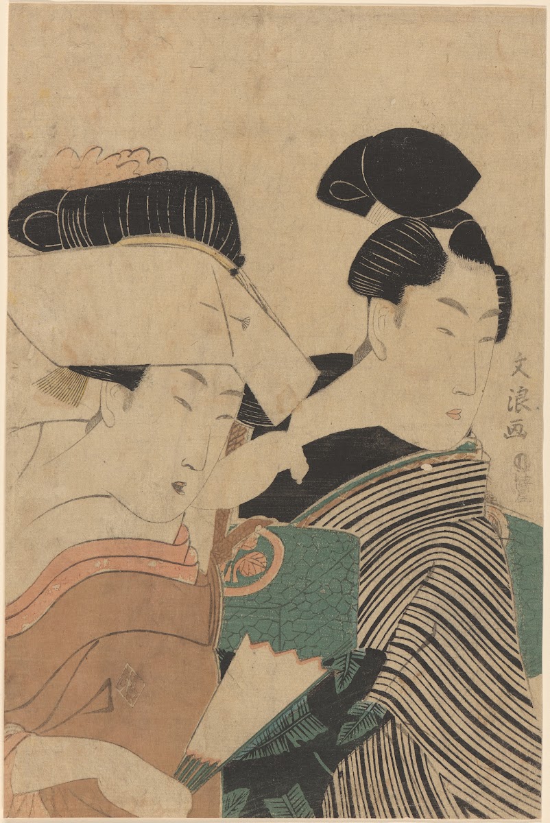 Lovers Seen at Half Length 19th century