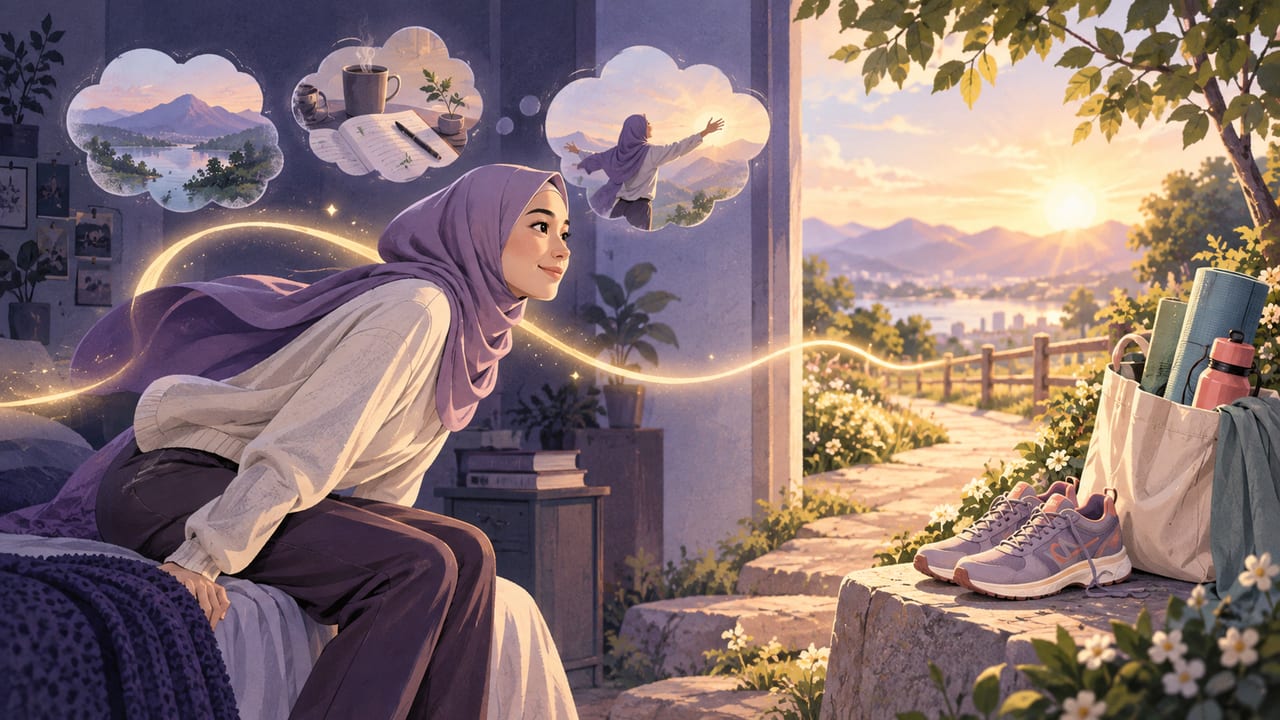 Ilustrasi pendamping materi Mengapa Antisipasi Membuat Kita Bergerak