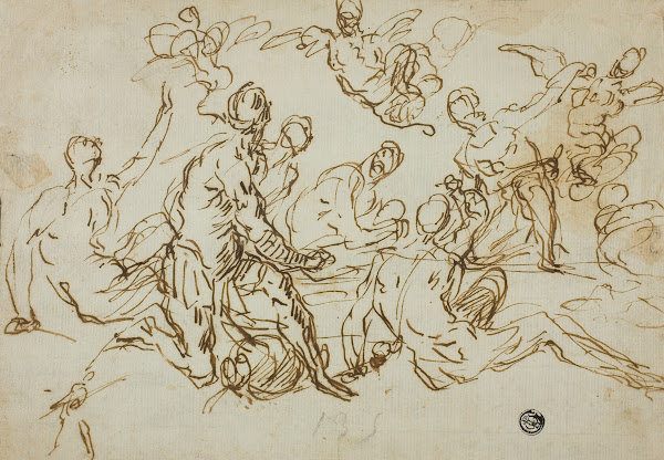 Harpies Attacking Aeneas and His Companions