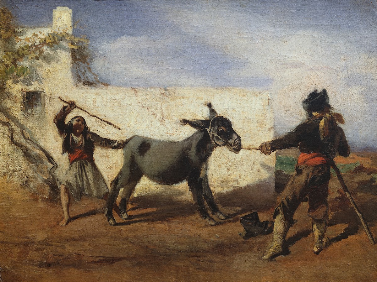 Der störrische Esel 1856
