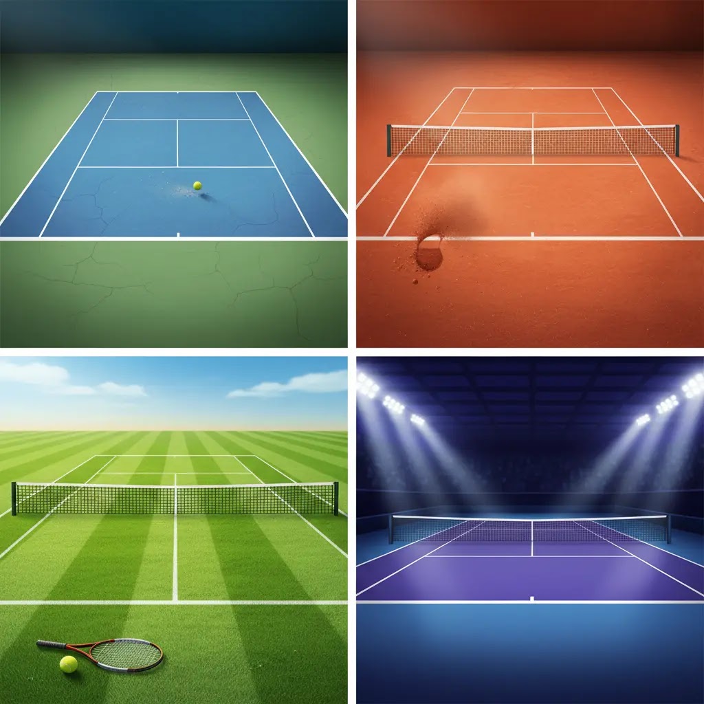 Empat Jenis Lapangan Tenis yang Perlu Diketahui