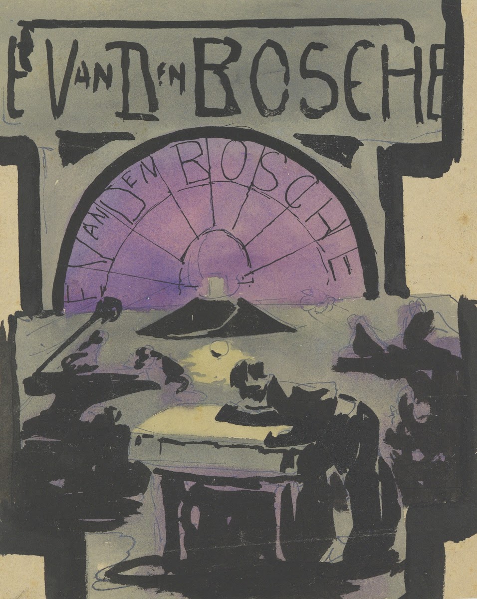 Ontwerp reclamedrukwerk E Van Den Bosche