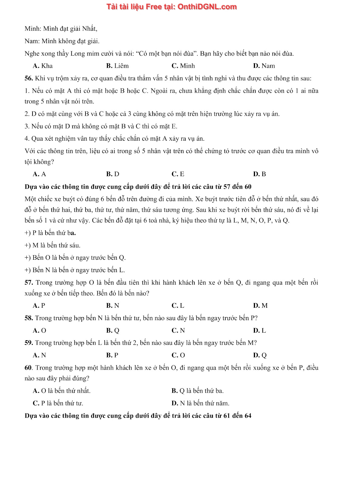 900 bài tập môn Toán - Ôn thi ĐGNL ĐHQG TP HCM Phần 19