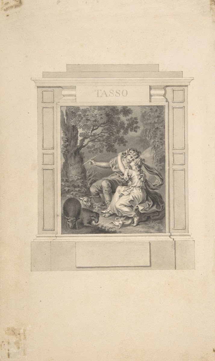 Fronticepiece for Tassos Poems late 18thmid 19th century