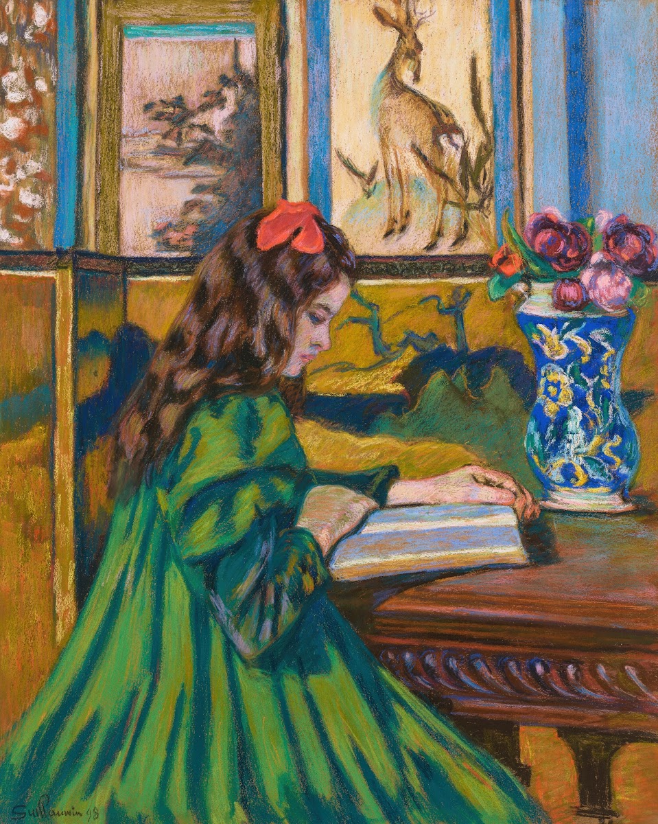 Madeleine Guillaumin lisant 1898