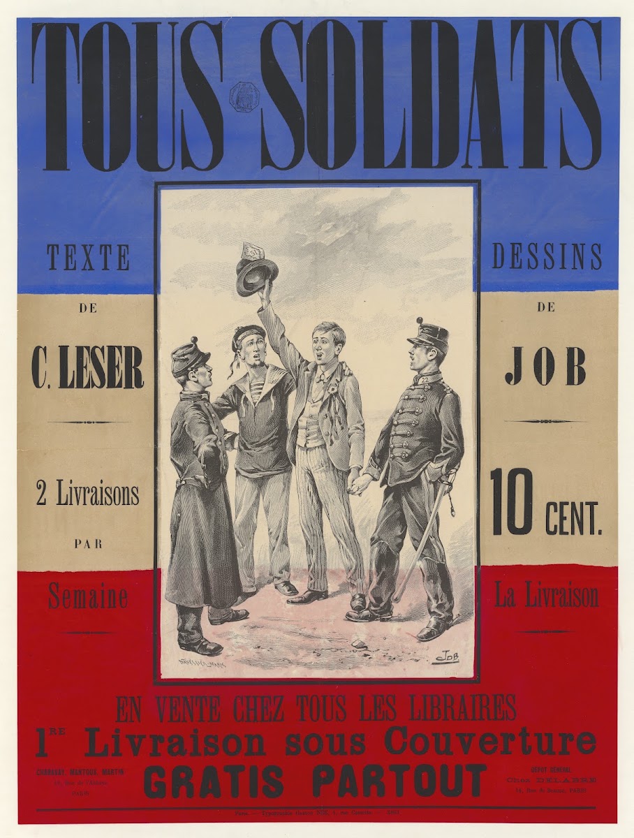 Tous soldats Texte de Charles Leser 1892