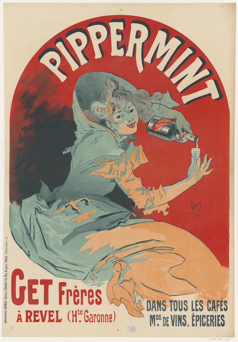 Pippermint Get Frères à Revel Haute Garonne Dans tous les cafés 1900