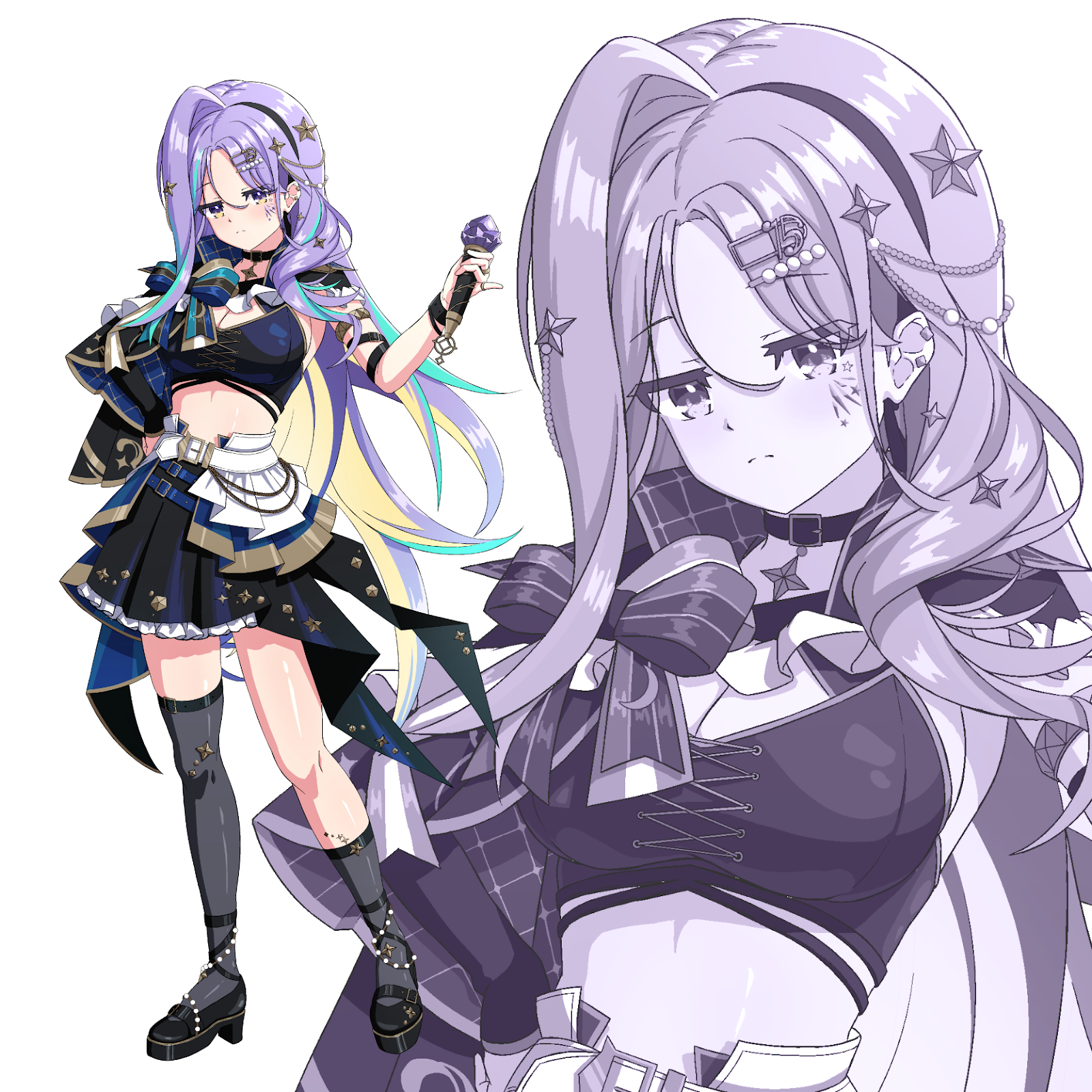 Moona DXV Foil Acrylic Standee by Kai/カイ
