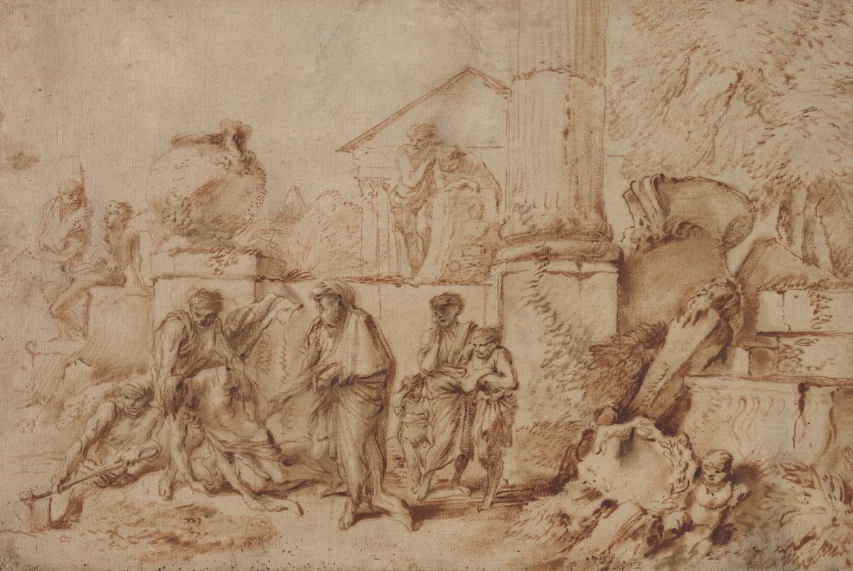 Tobit Burying The Dead 1640s