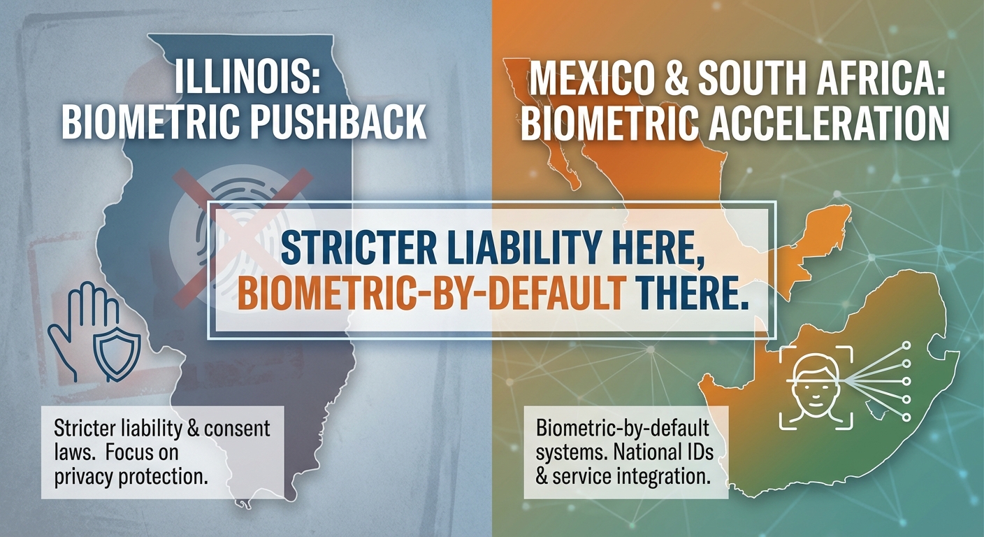 Illinois Targets Biometric Lawsuits While Mexico Makes Biometrics Mandatory for 130 Million Phone Users