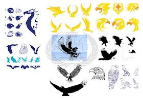 Decor DXF File Tribal Wing Tattoos Vector Art Collection 