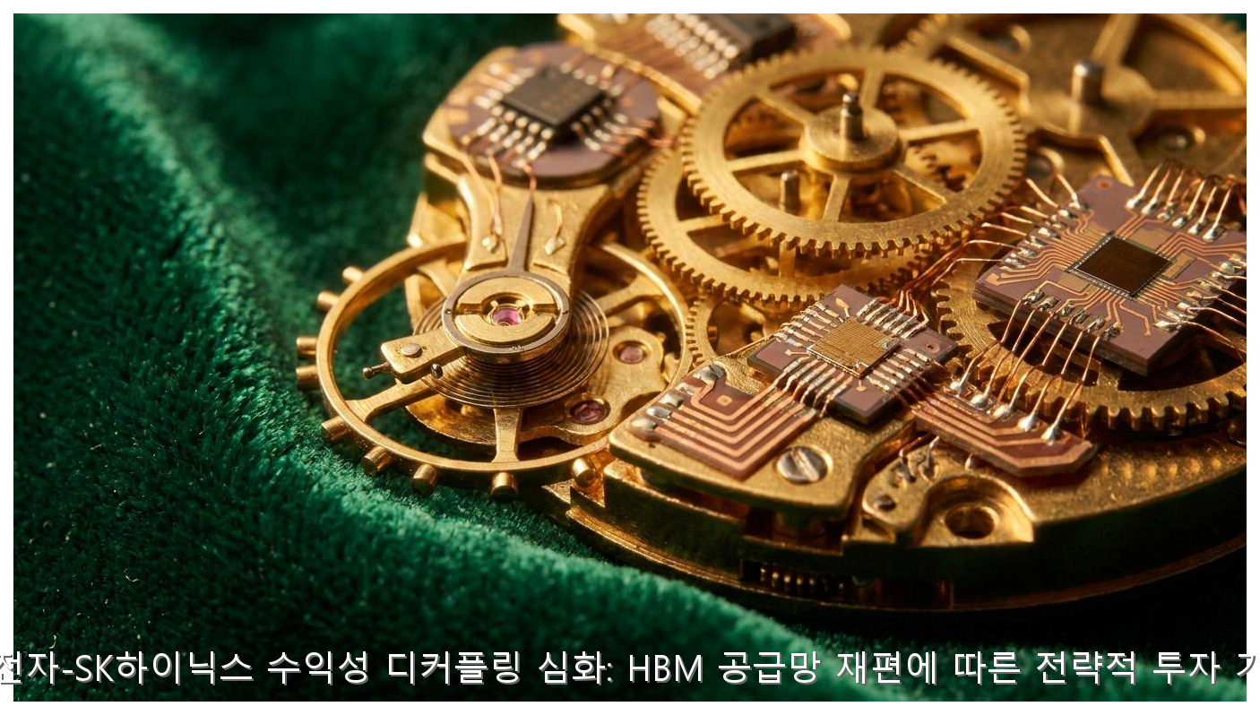 삼성전자-SK하이닉스 수익성 디커플링 심화: HBM 공급망 재편에 따른 전략적 투자 가이드 핵심 안내 및 분석 인포그래픽 (5)